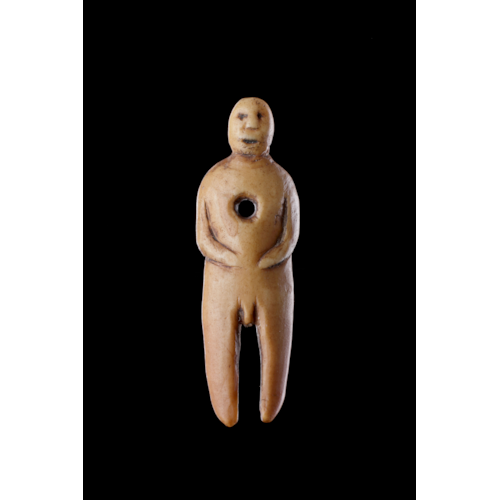 Bering Strait Inuit shaman’s amulet in form of a man